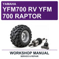 Yamaha YFM700 RV YFM 700 Raptor Workshop Service & Repair Manual