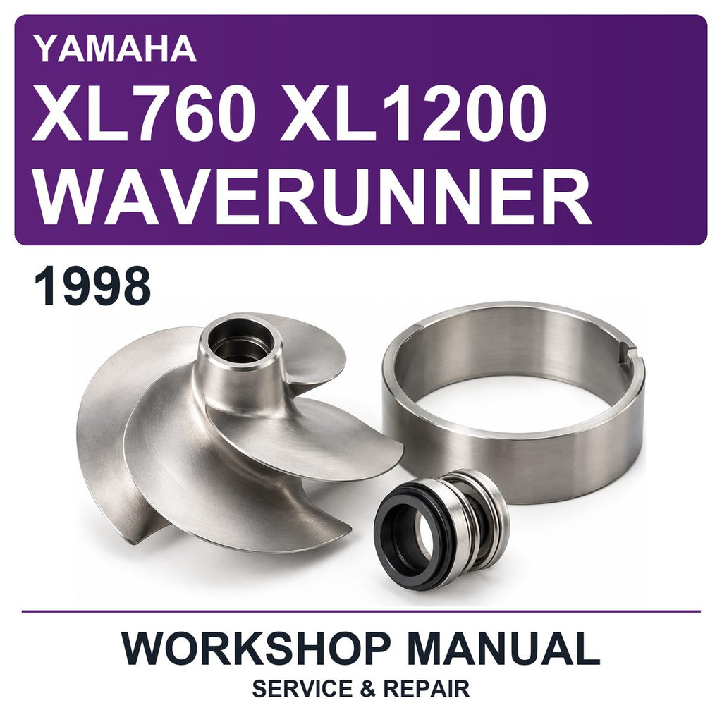 1998 Yamaha XL760 XL1200 Waverunner Workshop Service & Repair Manual
