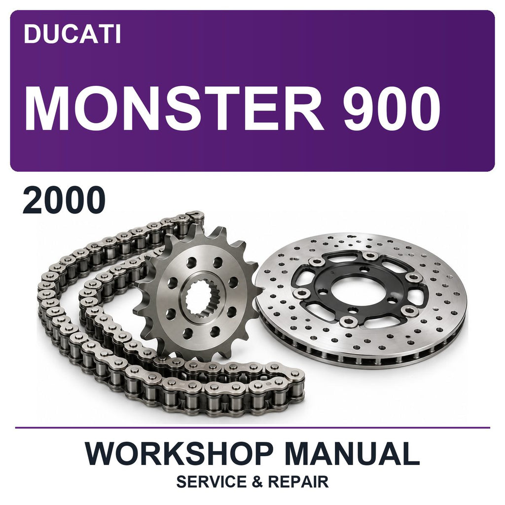 2000 Ducati Monster 900 Workshop Service & Repair Manual