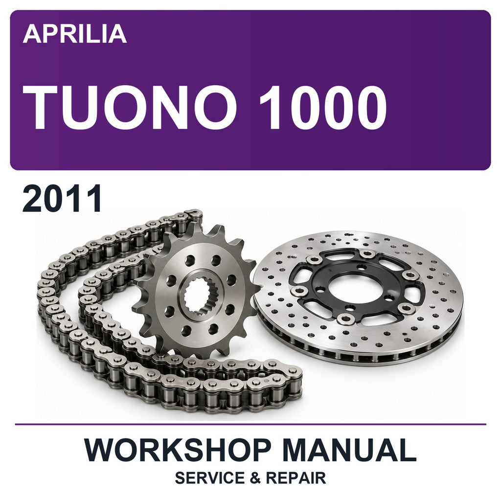 2011 Aprilia Tuono 1000 Workshop Service & Repair Manual