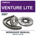 2007 Yamaha Venture Lite Workshop Service & Repair Manual