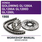 1988 Honda Goldwing GL1200A GL1200A GL1200D GL1200L Workshop Service & Repair Manual