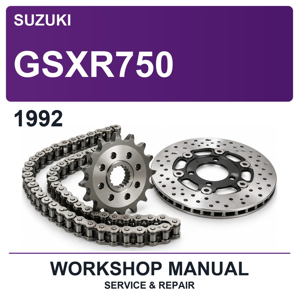 1992 Suzuki GSXR750 Workshop Service & Repair Manual
