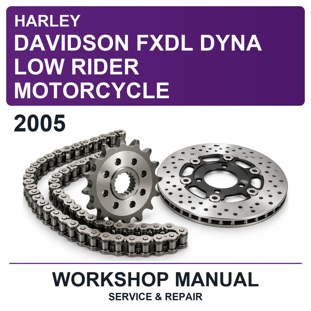 2005 Harley Davidson Fxdl Dyna Low Rider Motorcycle Workshop Service & Repair Manual