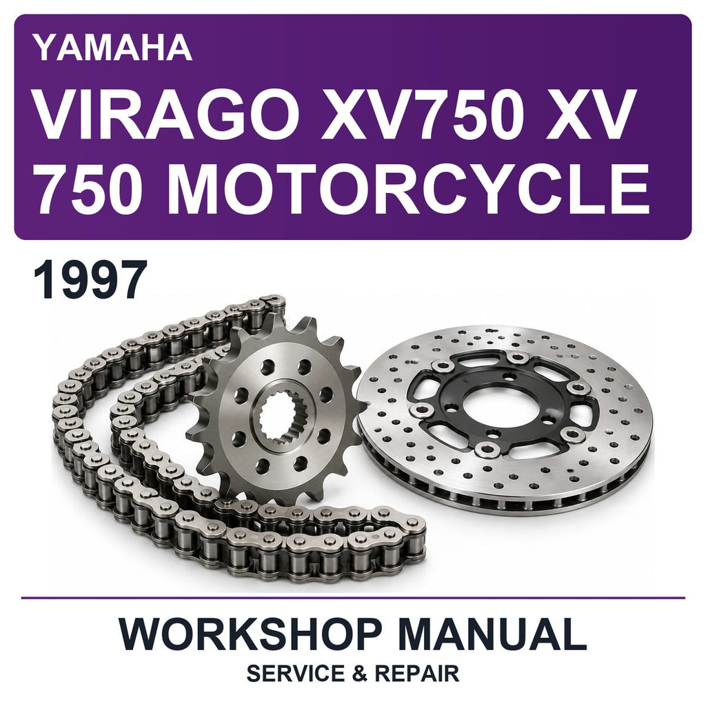 1997 Yamaha Virago XV750 Xv 750 Motorcycle Workshop Service & Repair Manual
