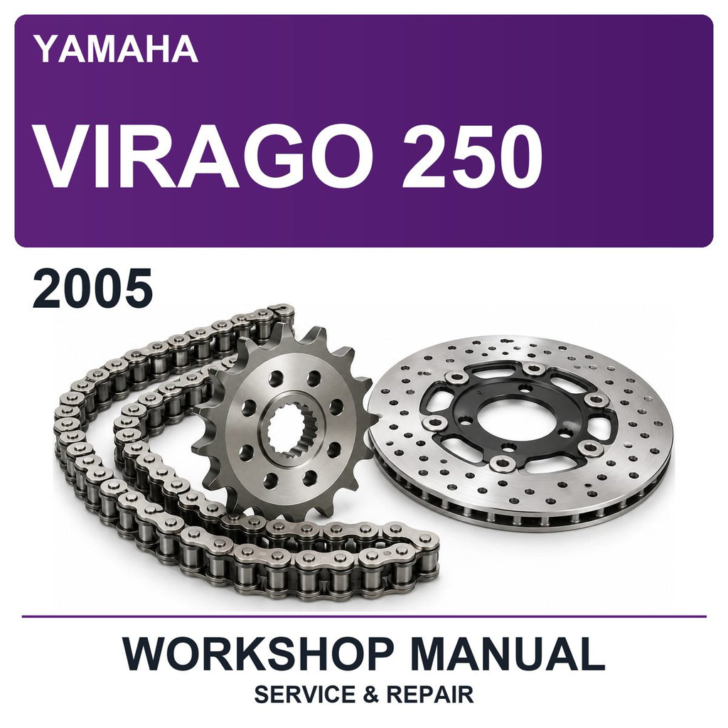 2005 Yamaha Virago 250 Workshop Service & Repair Manual