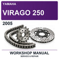 2005 Yamaha Virago 250 Workshop Service & Repair Manual