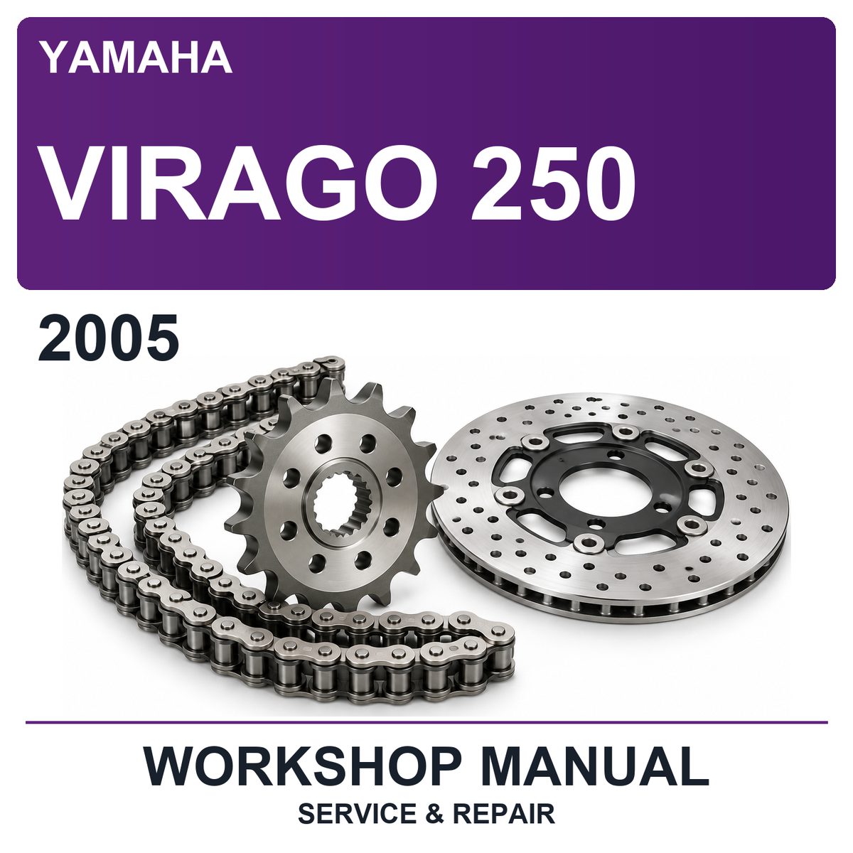2005 Yamaha Virago 250 Workshop Service & Repair Manual