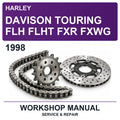 1998 Harley Davison Touring FLH Flht FXR Fxwg Workshop Service & Repair Manual