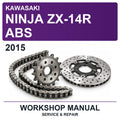 2015 Kawasaki Ninja ZX-14R ABS Workshop Service & Repair Manual