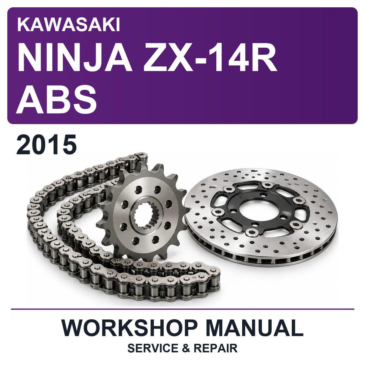 2015 Kawasaki Ninja ZX-14R ABS Workshop Service & Repair Manual