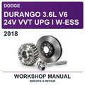 2018 Dodge Durango 3.6L V6 24V VVT UPG I W-ESS Workshop Service & Repair Manual