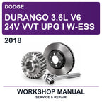 2018 Dodge Durango 3.6L V6 24V VVT UPG I W-ESS Workshop Service & Repair Manual