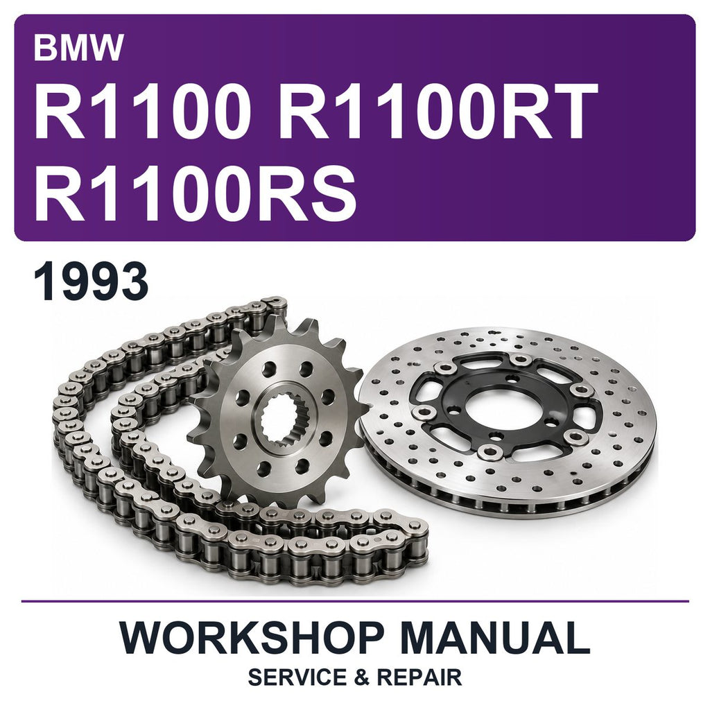 1993 BMW R1100 R1100RT R1100RS Workshop Service & Repair Manual