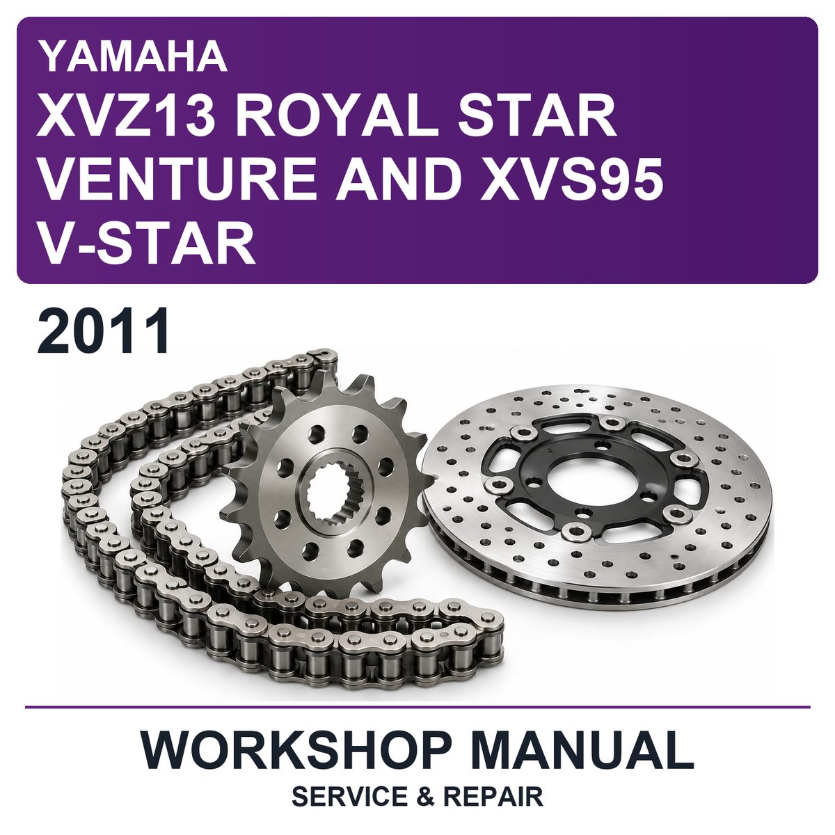 2011 Yamaha XVZ13 Royal Star Venture And XVS95 V-Star Workshop Service & Repair Manual