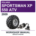 2009 Polaris Sportsman XP 550 ATV Workshop Service & Repair Manual