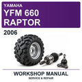 2006 Yamaha Yfm 660 Raptor Workshop Service & Repair Manual