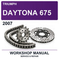 2007 Triumph Daytona 675 Workshop Service & Repair Manual