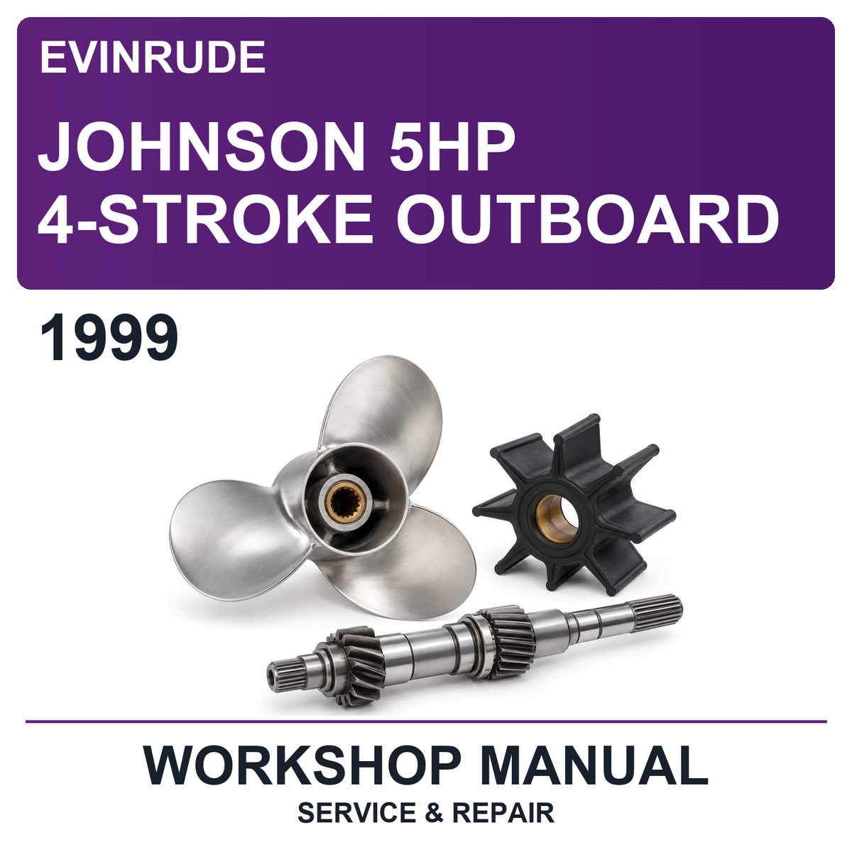 1999 Evinrude Johnson 5HP 4-Stroke Outboard Workshop Service & Repair Manual