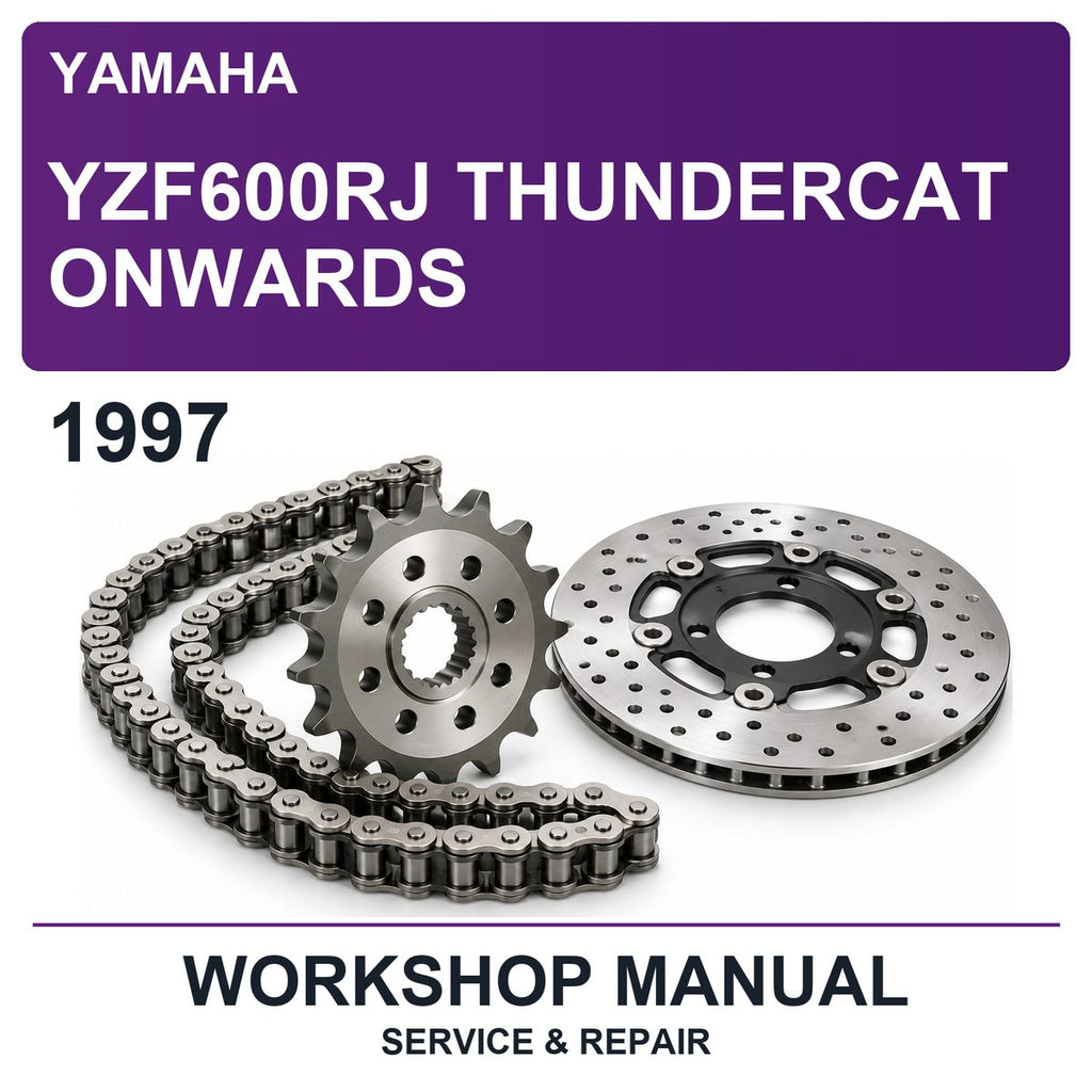 1997 Yamaha YZF600RJ Thundercat Onwards Workshop Service & Repair Manual