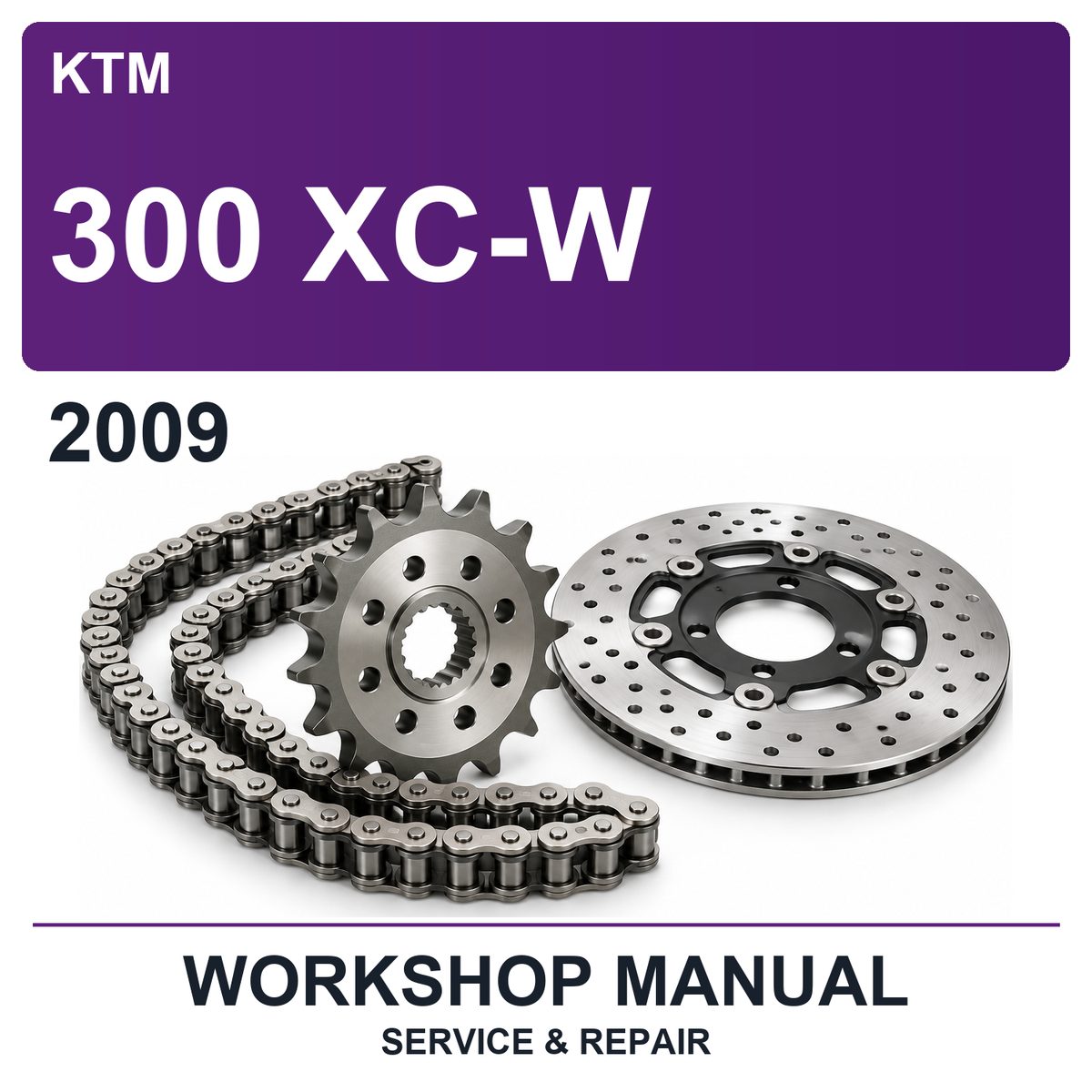 2009 KTM 300 XC-W Workshop Service & Repair Manual