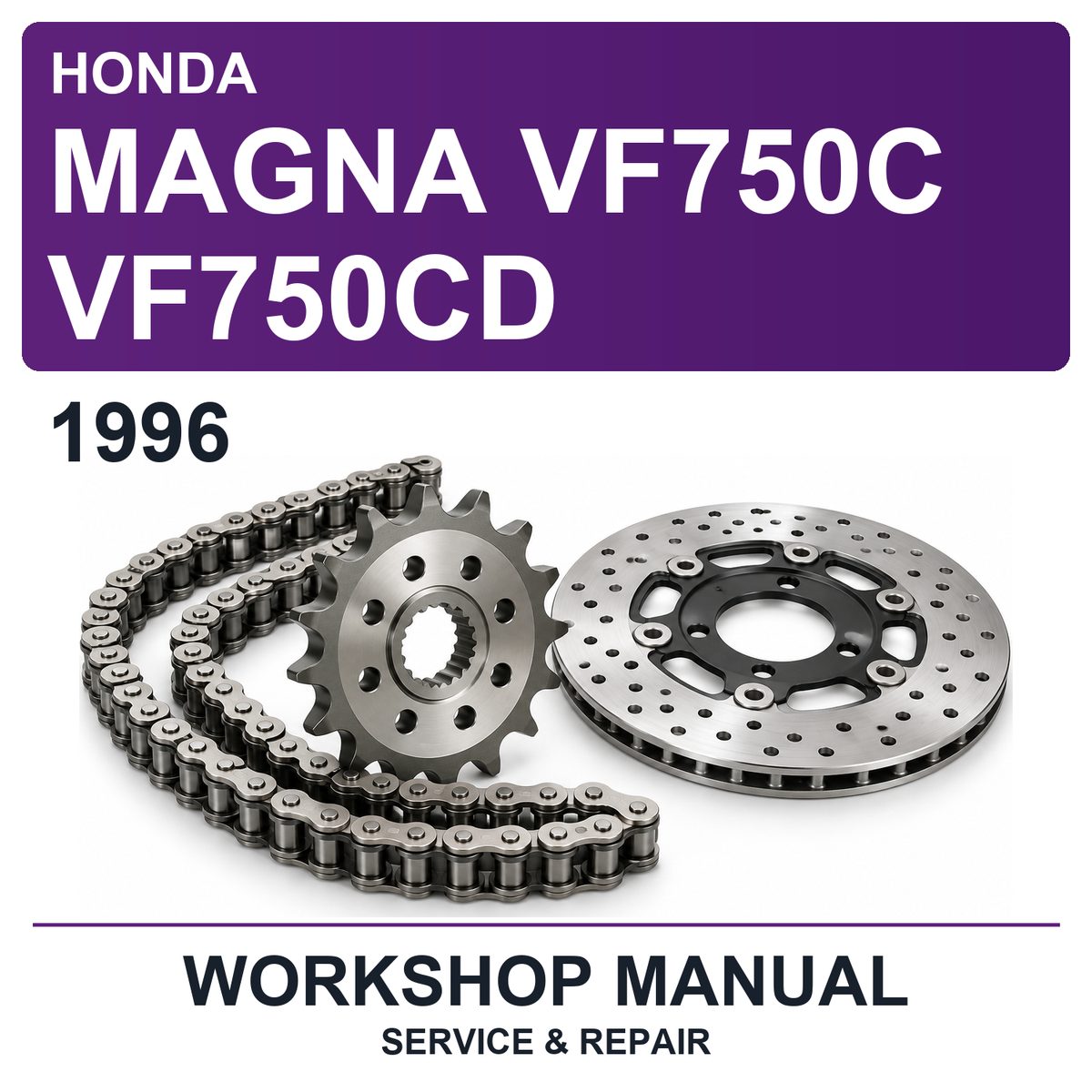 1996 Honda Magna VF750C VF750CD Workshop Service & Repair Manual