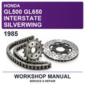 1985 Honda GL500 GL650 Interstate Silverwing Workshop Service & Repair Manual