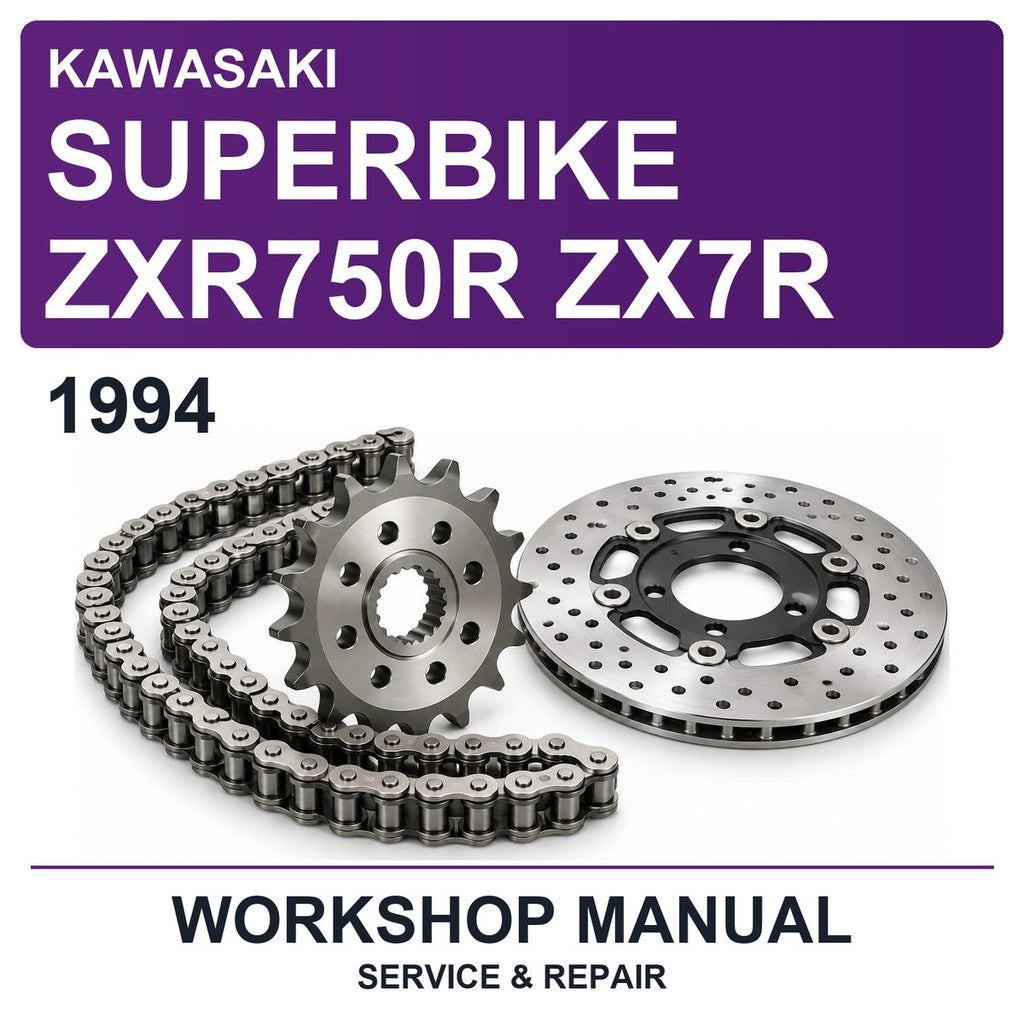 1994 Kawasaki Superbike ZXR750R ZX7R Workshop Service & Repair Manual