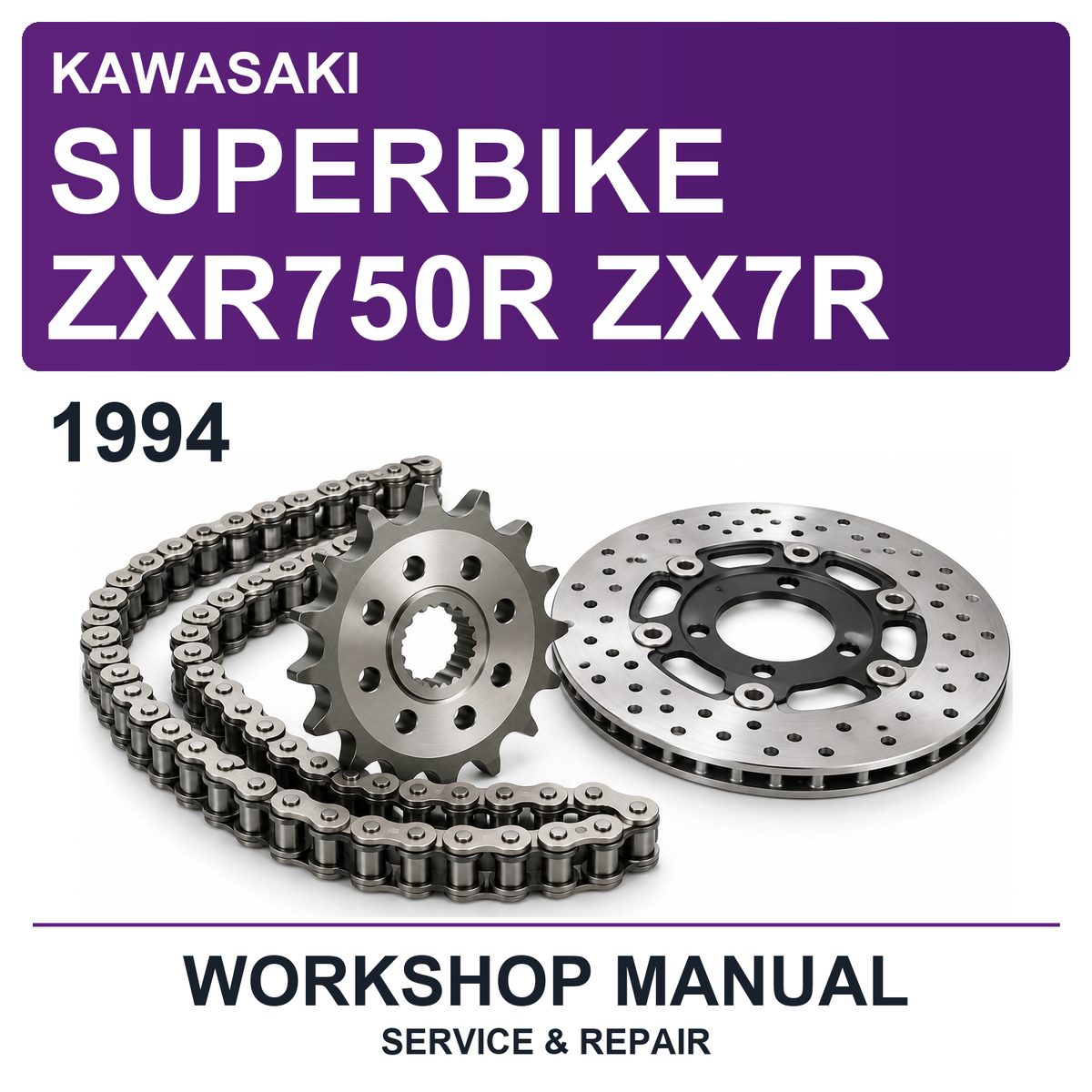 1994 Kawasaki Superbike ZXR750R ZX7R Workshop Service & Repair Manual