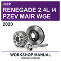 2020 Jeep Renegade 2.4L I4 Pzev Mair WGE Workshop Service & Repair Manual