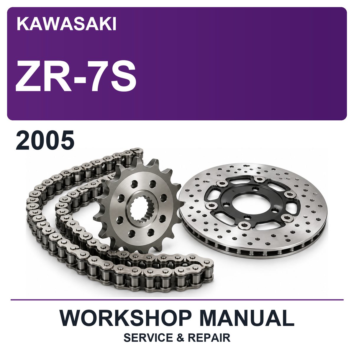 2005 Kawasaki ZR-7S Workshop Service & Repair Manual
