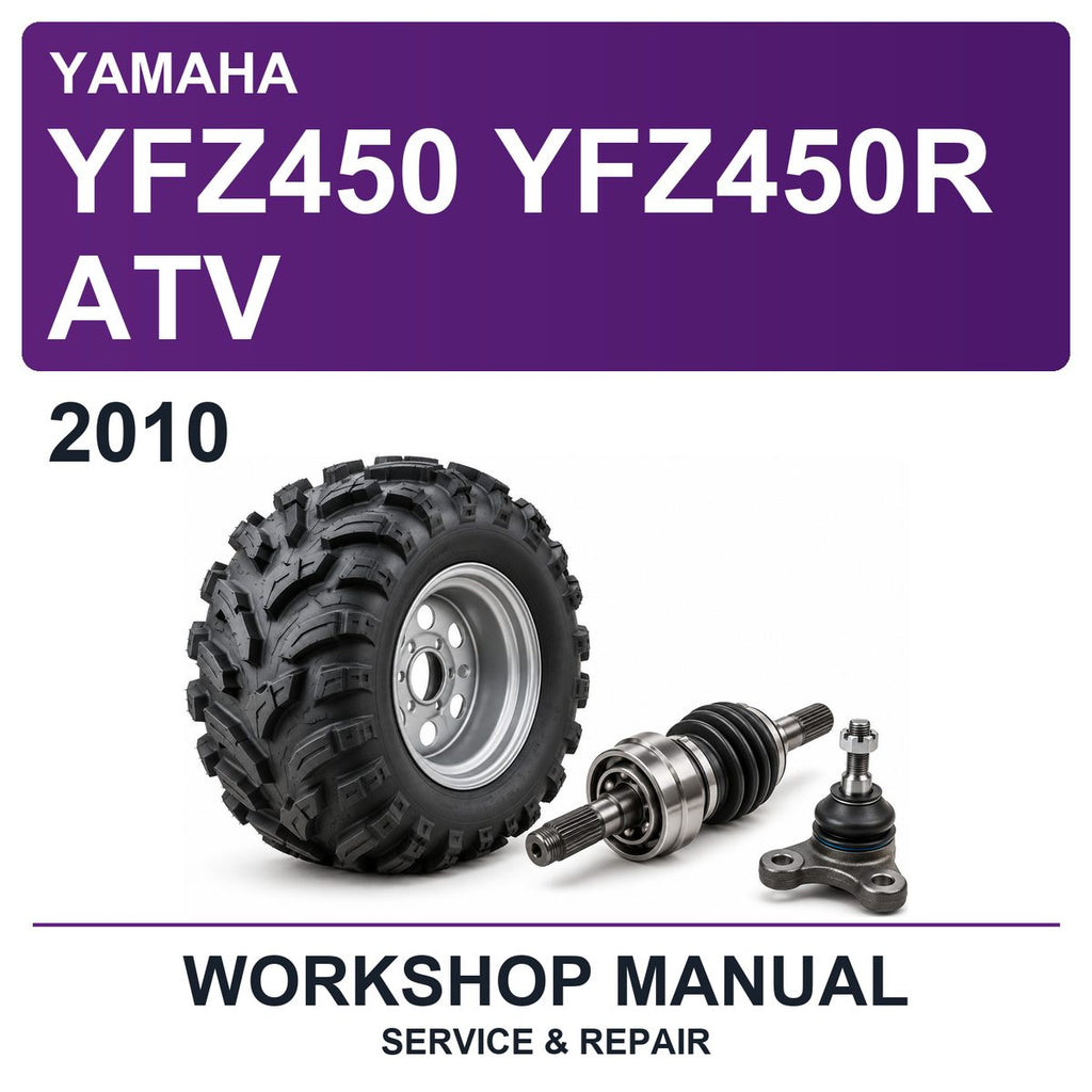 2010 Yamaha YFZ450 YFZ450R ATV Workshop Service & Repair Manual