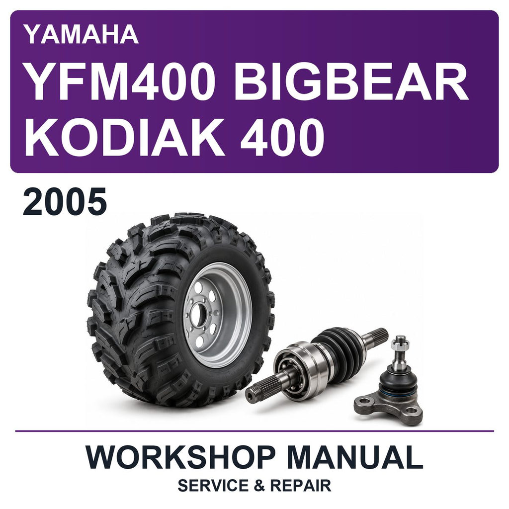 2005 Yamaha YFM400 Bigbear Kodiak 400 Workshop Service & Repair Manual