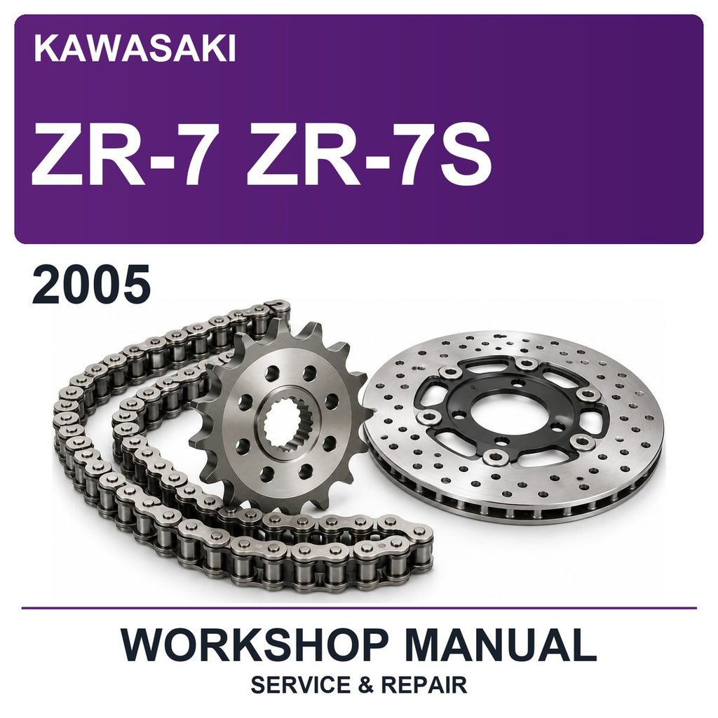 2005 Kawasaki ZR-7 ZR-7S Workshop Service & Repair Manual