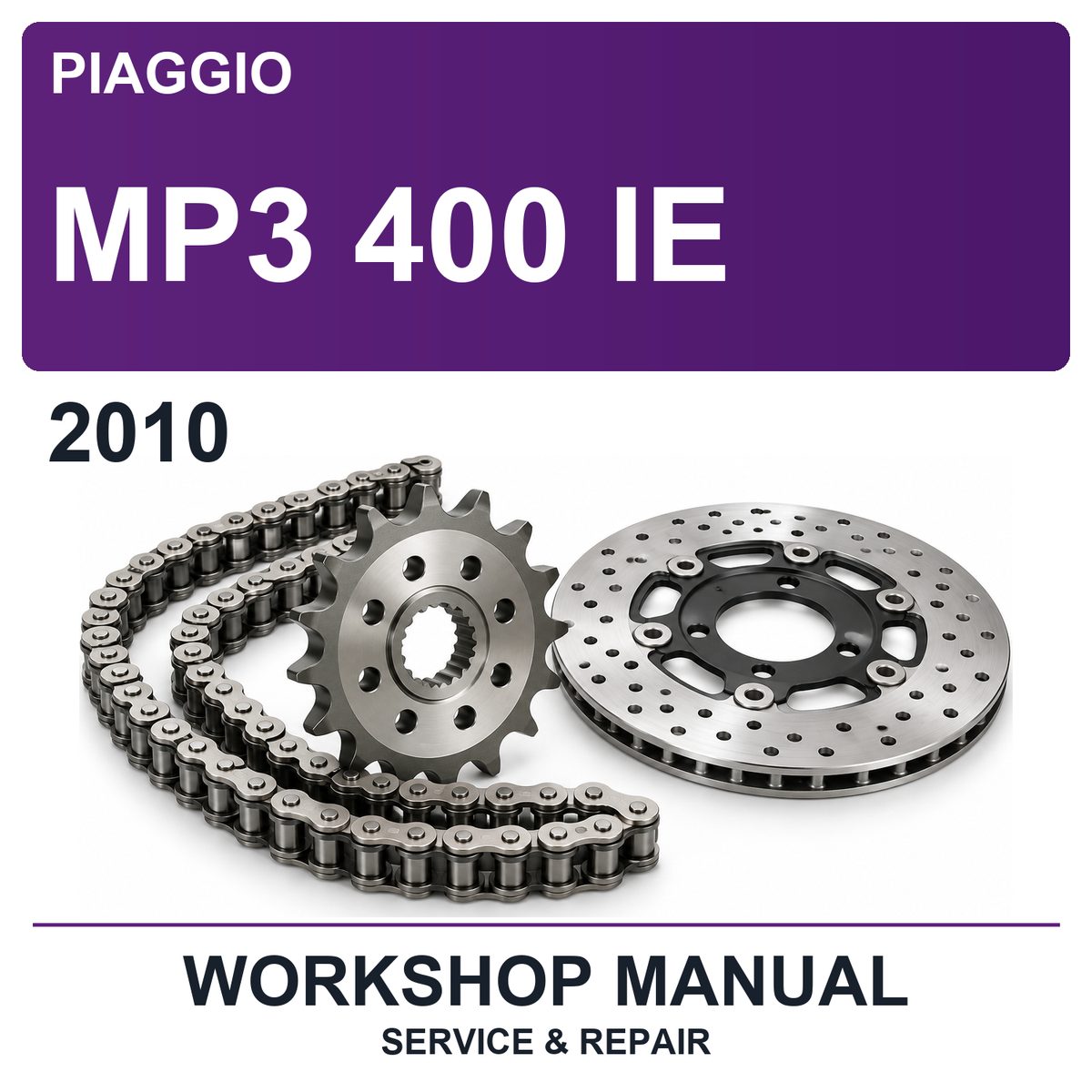 2010 Piaggio MP3 400 IE Workshop Service & Repair Manual