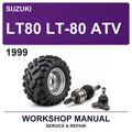 1999 Suzuki LT80 LT-80 ATV Workshop Service & Repair Manual