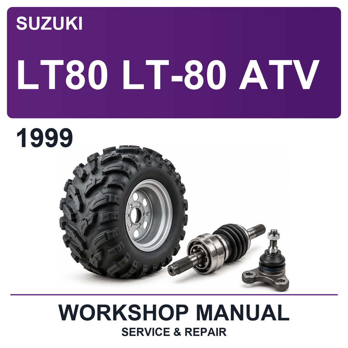 1999 Suzuki LT80 LT-80 ATV Workshop Service & Repair Manual