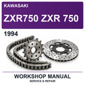 1994 Kawasaki ZXR750 ZXR 750 Workshop Service & Repair Manual