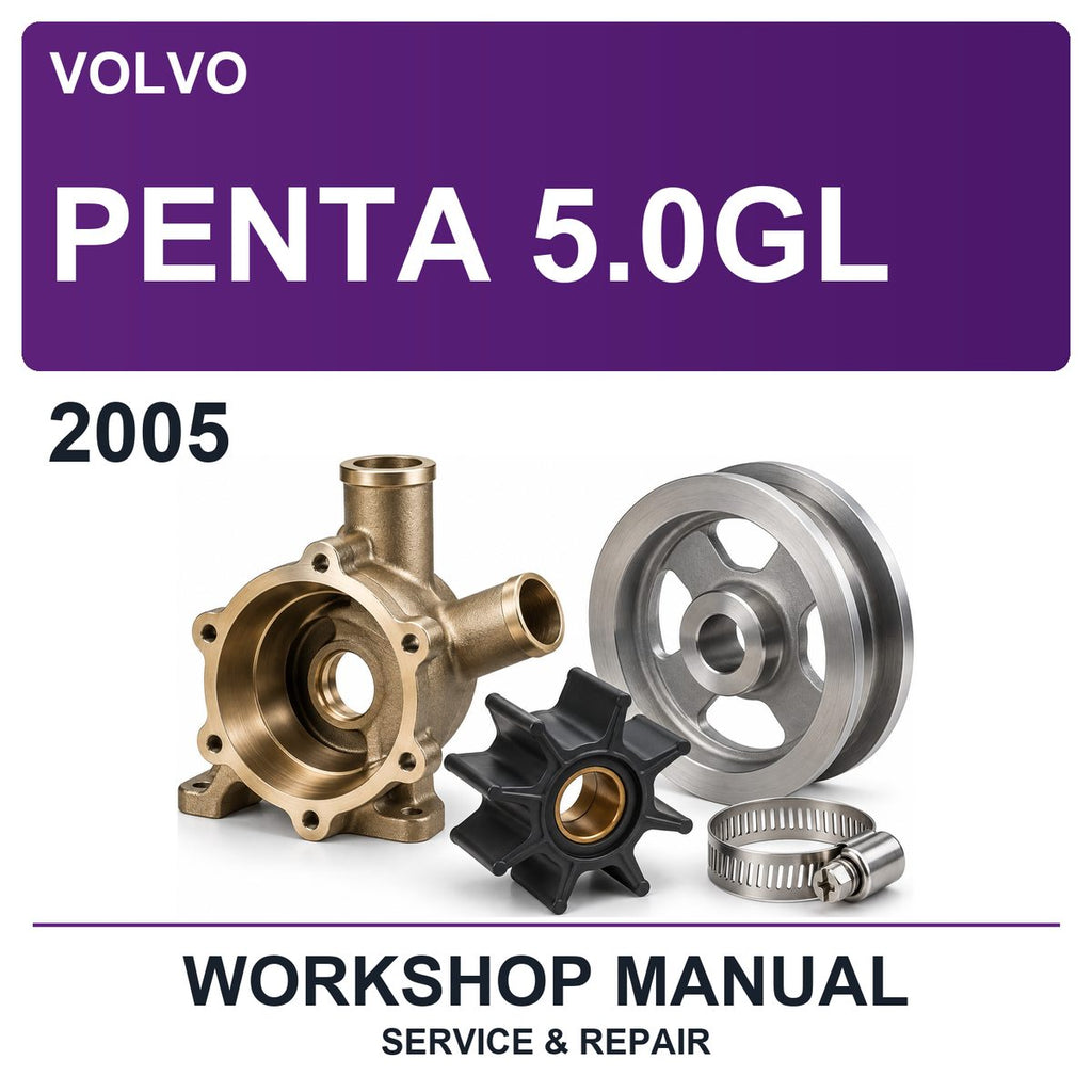 2005 Volvo Penta 5.0GL Workshop Service & Repair Manual