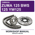 Yamaha Zuma 125 BWS 125 YW125 Workshop Service & Repair Manual