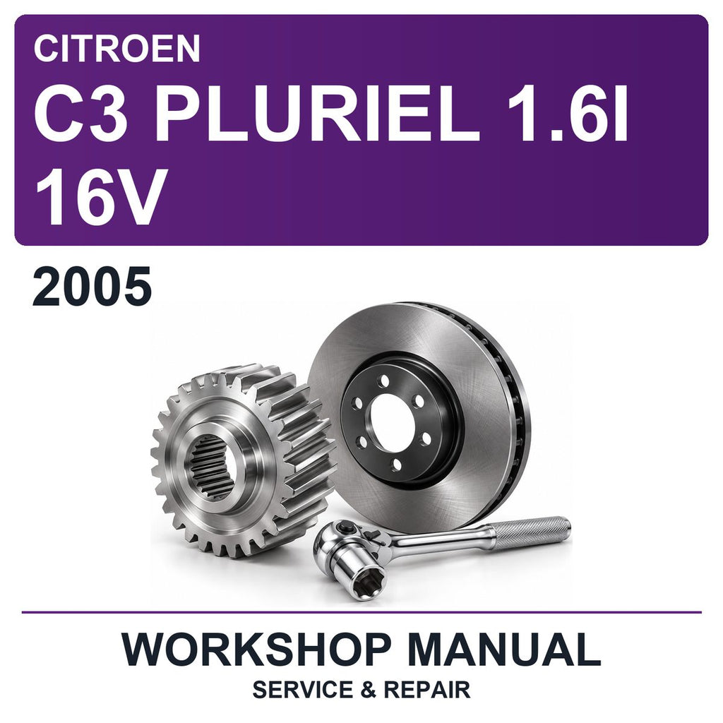 2005 Citroen C3 Pluriel 1.6I 16V Workshop Service & Repair Manual