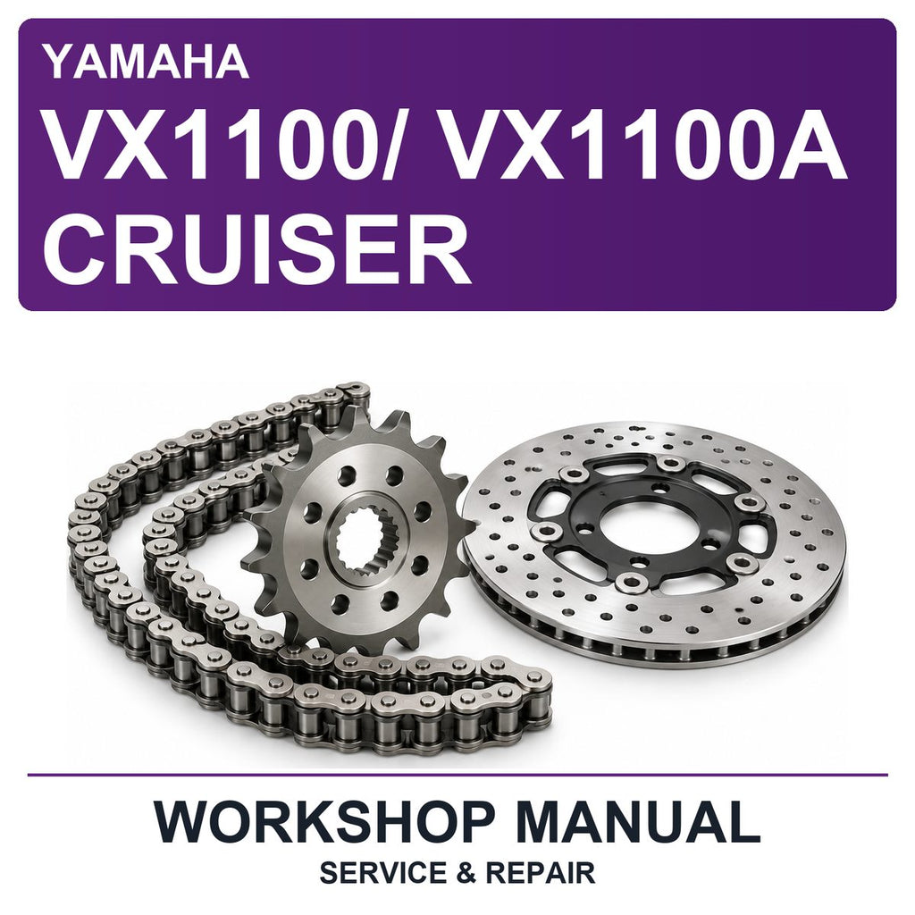Yamaha VX1100/ VX1100A Cruiser Workshop Service & Repair Manual