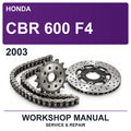 2003 Honda CBR 600 F4 Workshop Service & Repair Manual