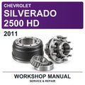 2011 Chevrolet Silverado 2500 HD Workshop Service & Repair Manual