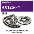 1988 Kawasaki KX125-F1 Workshop Service & Repair Manual