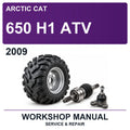 2009 Arctic Cat 650 H1 ATV Workshop Service & Repair Manual