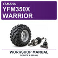 Yamaha YFM350X Warrior Workshop Service & Repair Manual