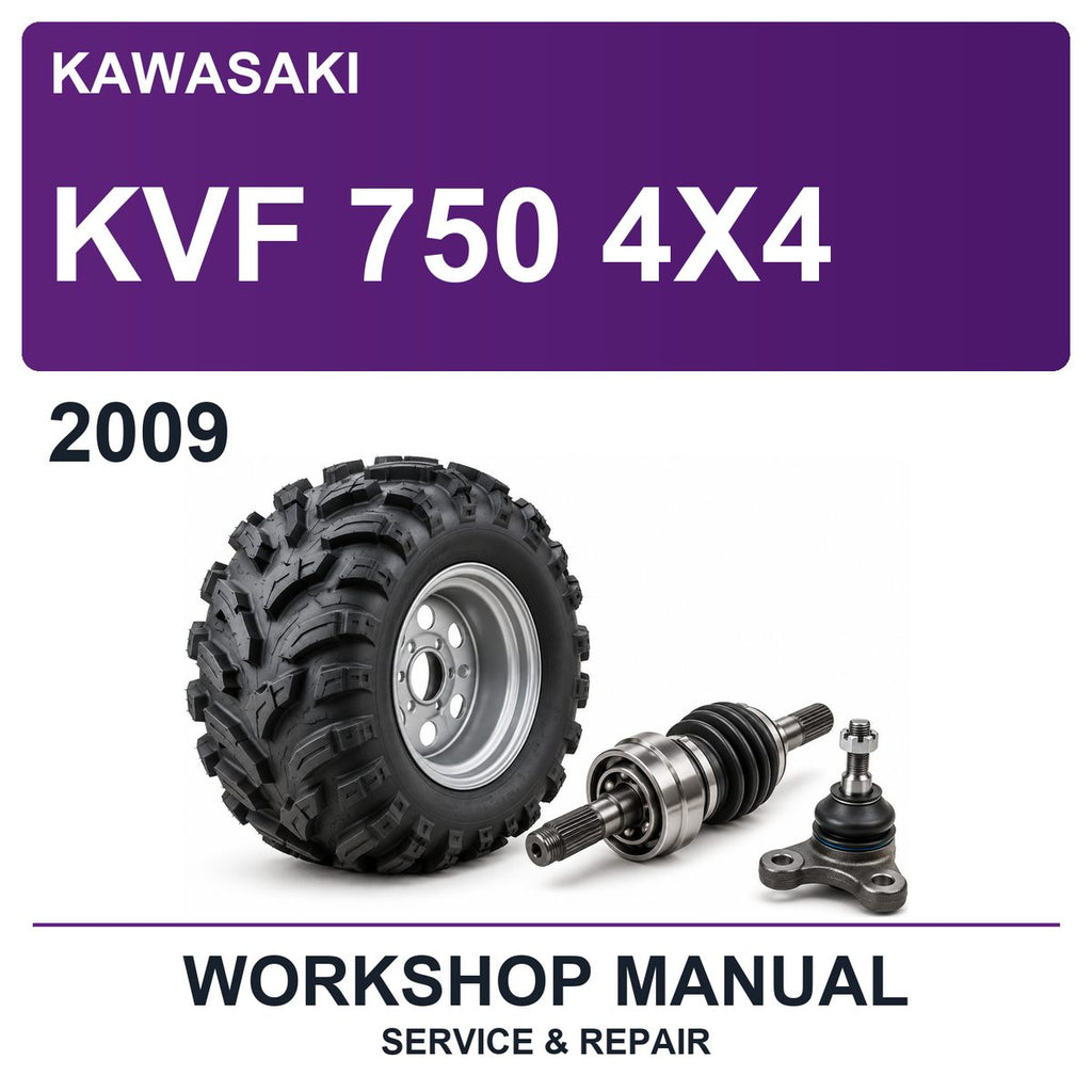 2009 Kawasaki KVF 750 4X4 Workshop Service & Repair Manual
