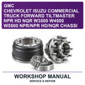 Chevrolet Isuzu GMC Commercial Truck Forward Tiltmaster NPR HD NQR W3500 W4500 W5500 Npr/npr Hd/nqr Chassi Workshop Service & Repair Manual