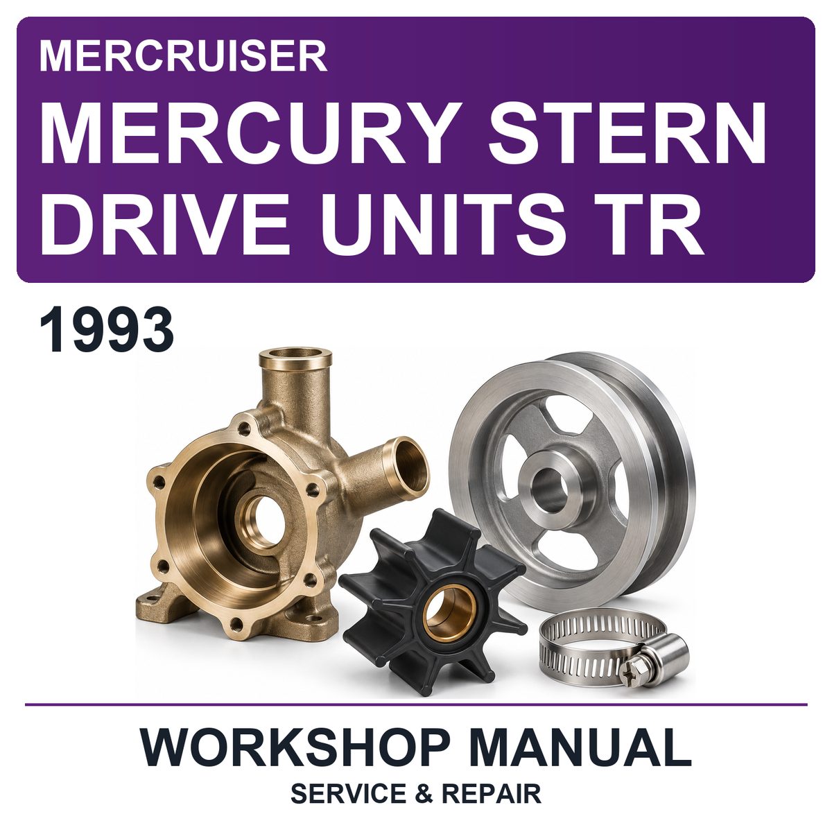 1993 Mercury Mercruiser Stern Drive Units TR Workshop Service & Repair Manual